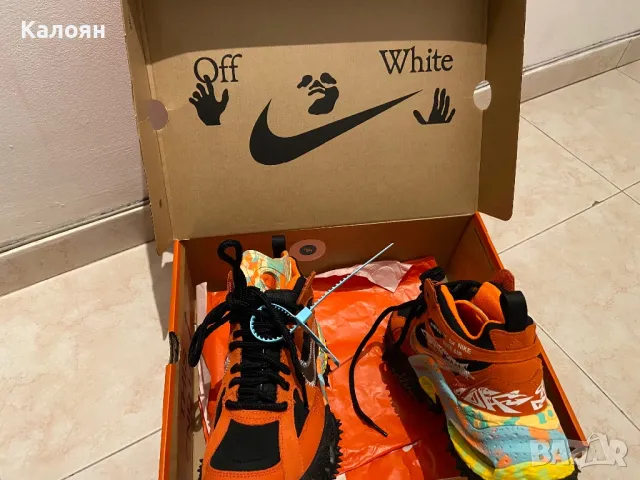 Маратонки OFF WHITE&NIKE, снимка 7 - Маратонки - 49043263