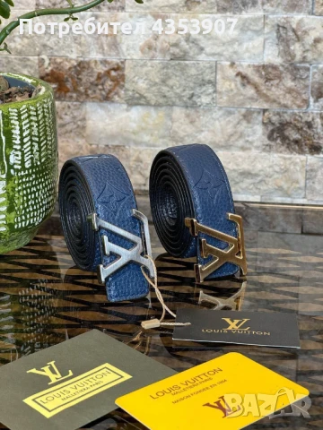 LOUIS VUITTON естествена кожа колан, снимка 3 - Колани - 50973903