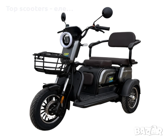 Електрическа триколка със задно задвижване X3 - 48V 800W, снимка 7 - Мотоциклети и мототехника - 52853920