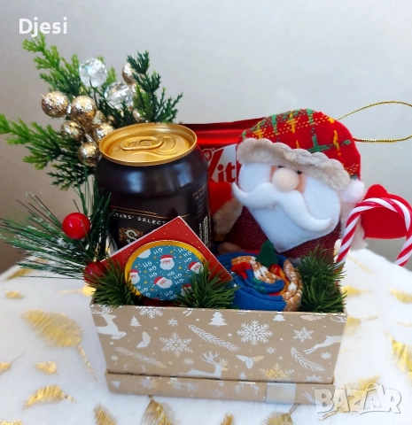 Коледни подаръци аранжирани в кутия, снимка 2 - Други - 52709237