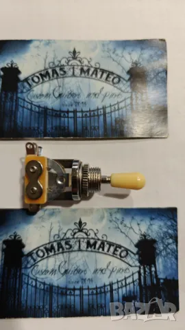 3 Way CREAM Toggle Switch, снимка 4 - Китари - 48929947