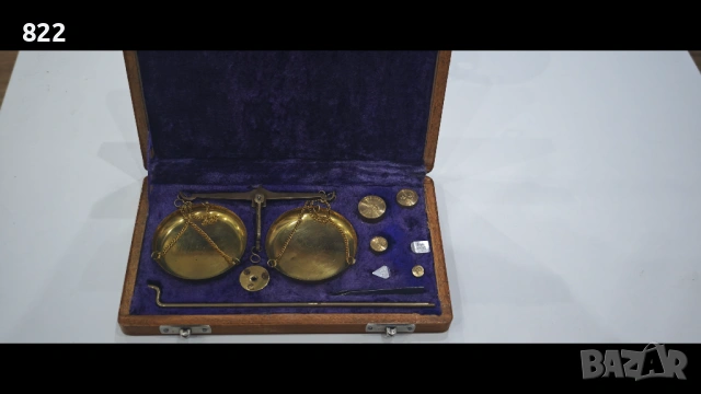 Стара златарска бижутерска везна, снимка 2 - Антикварни и старинни предмети - 53086476