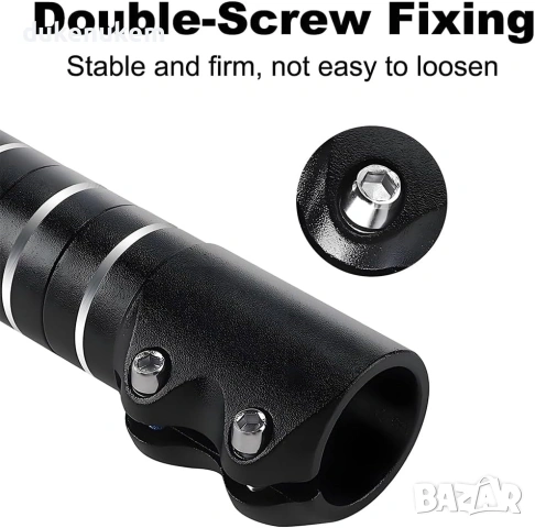 Лапа за велосипед, 210 мм, адаптер за повдигане на кормилото на велосипед, снимка 3 - Аксесоари за велосипеди - 53094929