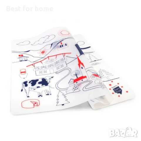 Силиконова подложка за рисуване Super Petit - Artist Swiss Mountains , снимка 3 - Други - 49762510