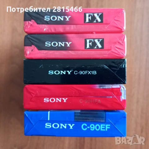SONY лот аудио касети НОВИ, снимка 6 - Аудио касети - 51059440