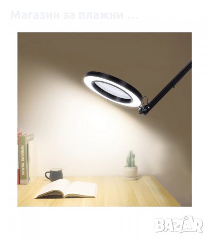 НАСТОЛНА СВЕТОДИОДНА ЛАМПА С ЛУПА 64LED - код 3121, снимка 13 - Педикюр и маникюр - 34129961