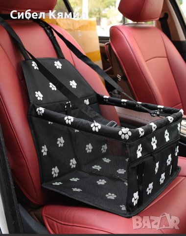 Седалка за куче, за кола PETLIFE / Цвят: Черен, снимка 1