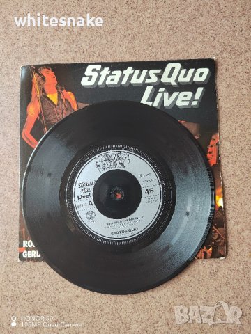Status Quo Live, vinil 7" GB