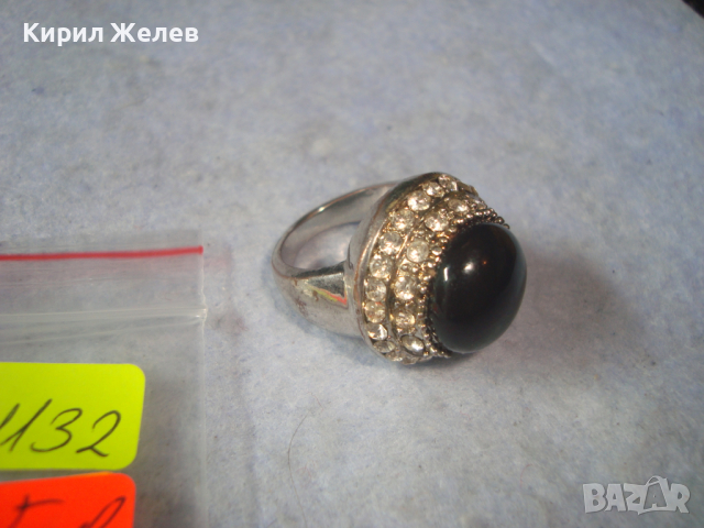 СКЪПОЦЕНЕН АРТ НУВО ПОСРЕБРЕН ЕФЕКТЕН ФЕШЪН ПРЪСТЕН 21132, снимка 7 - Пръстени - 36393624
