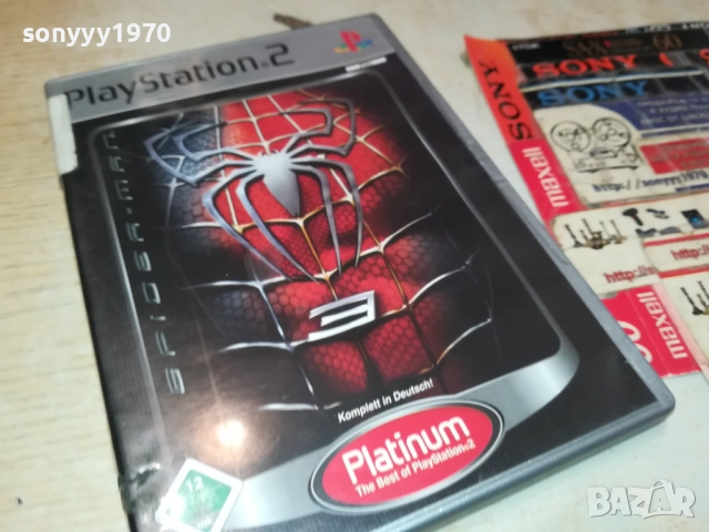 SONY PS2 GAME SPIDER-MAN PS2 GAME 2611251624, снимка 10 - Игри за PlayStation - 52550220