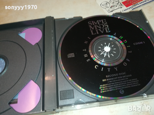 SIMPLE MINDS LIVE X2 CD 0703241053, снимка 17 - CD дискове - 44649722