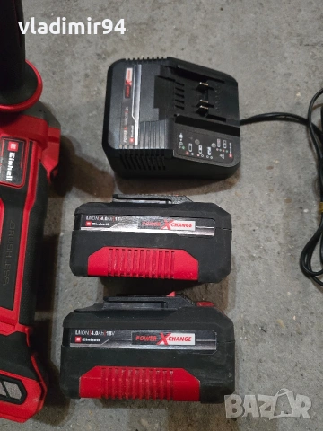 Einhell Безчетков ъглошлайф с обороти, снимка 2 - Ъглошлайфи - 53711468