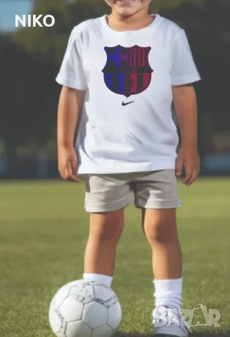 Детска тениска на BARCELONA, снимка 2 - Детски Блузи и туники - 49493873