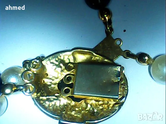 красиво разкошно колие от перли 2 реда, снимка 5 - Бижутерийни комплекти - 48295776