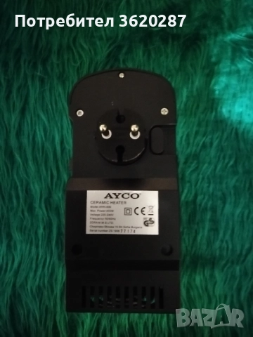 Керамична печка за контакт , снимка 2 - Отоплителни печки - 52029352