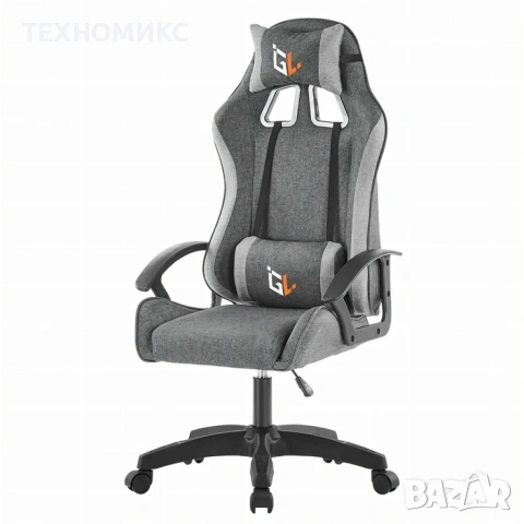 Геймърски стол за бюро, с поддръжка за крака, регулиране на височината, снимка 13 - Столове - 53065963