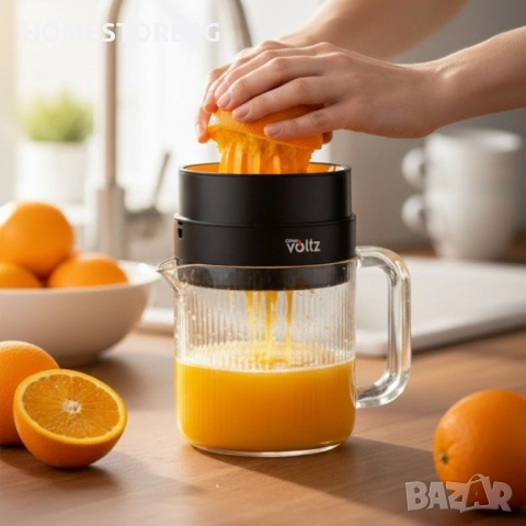 Електрическа цитрус преса 1.2L Oliver Voltz OV51164A – идеална за бързо приготвяне на пресен сок