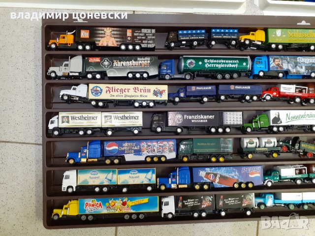 Голяма колекция камиончета TIR,рекламиращи бира,камион,количка,играчка, снимка 5 - Колекции - 39644652