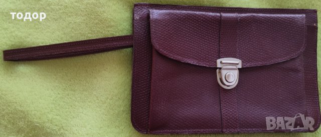 Перфекна Мъжка Кожена Чантичка Чисто НОВА, снимка 2 - Чанти - 40308960