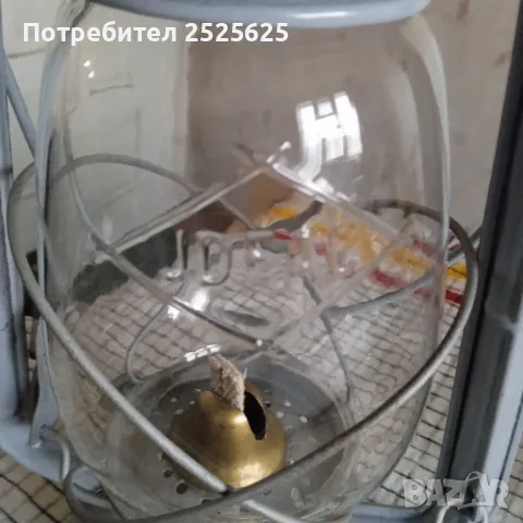 Стар газен фенер "Olkusz Ideal", снимка 3 - Лампи за таван - 46803668
