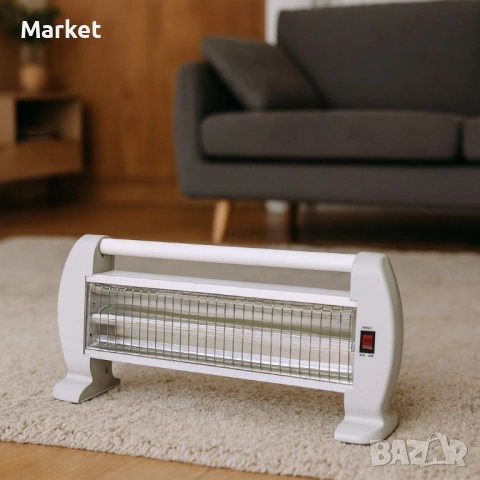 Кварцова отоплителна печка Rosberg – избор между 1000W и 1200W, снимка 4 - Отоплителни печки - 51812107