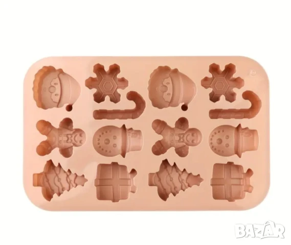 Молд Коледа два размера, три цвята , снимка 13 - Форми - 50868906