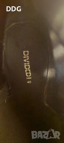 Боти на ток H&M, снимка 3 - Дамски боти - 52242928