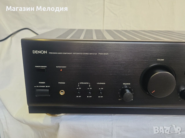 Усилвател DENON PMA-925R Две по 80 вата на 8 ома. В отлично техническо и визуално състояние., снимка 4 - Ресийвъри, усилватели, смесителни пултове - 52209964