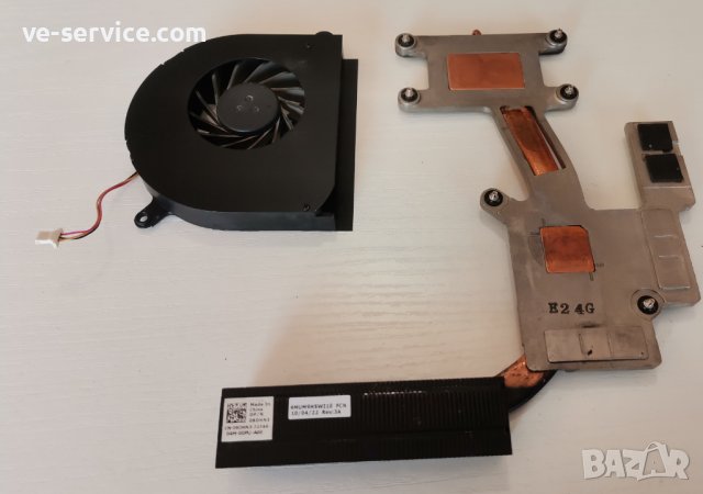 Dell Inspiron N7010 - Меден охладител (HeatSink)  и вентилатор