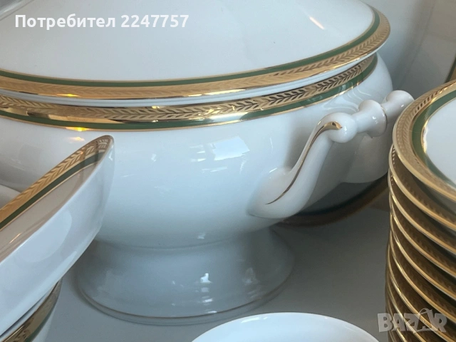 Нов сервиз за хранене и чай Limoges 12 души, снимка 4 - Сервизи - 53793615