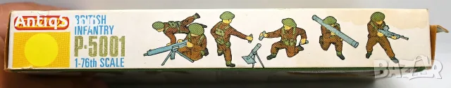 Винтидж фигурки Matchbox P-5001 British Infantry 1/76 – 50 британски войници, снимка 3 - Колекции - 55997923