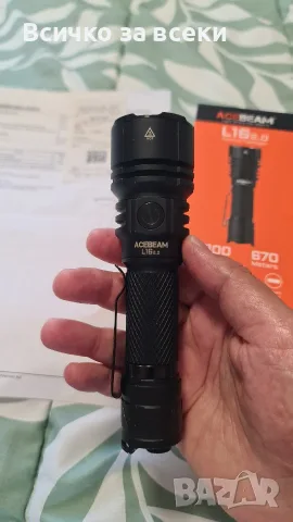 Acebeam L16 2.0 3г гаранция , снимка 3 - Къмпинг осветление - 55904597