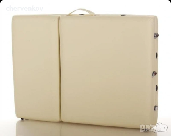 Двусекторна алуминиева козметична масажна кушетка -бял и черен цвят, снимка 10 - Кушетки - 53166129