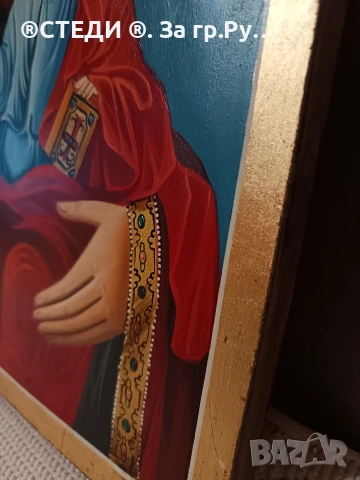 Икона на Света Богородица с Младенеца, снимка 4 - Икони - 53214554
