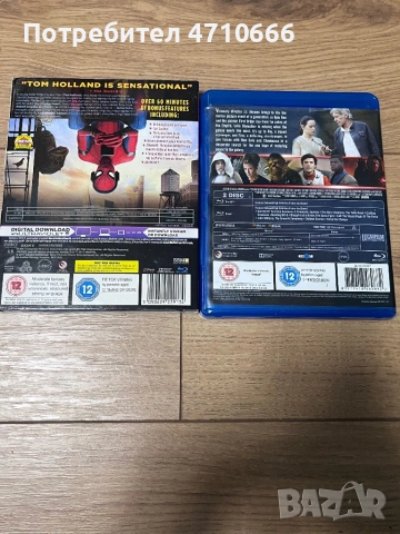 Blu-ray филми - Star Wars + Spider-man: Homecoming, снимка 2 - Blu-Ray филми - 53179665