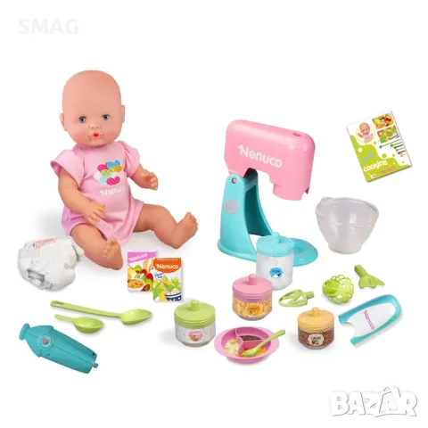 Комплект за хранене NENUCO с кукла и аксесоари - Giochi Preziosi S_1208633