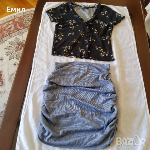 Продавам дамски блузи с къс и дълъг ръкав,бодита , снимка 9 - Блузи с дълъг ръкав и пуловери - 51786102