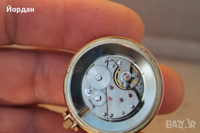 Швейцарски мъжки позлатен джобен часовник ''Zentaur'', снимка 10 - Мъжки - 48868704