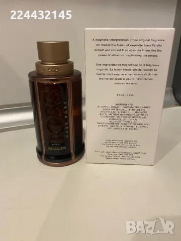 Boss The Scent Absolute EDP 100ml за Мъже Tester , снимка 2 - Мъжки парфюми - 48695701