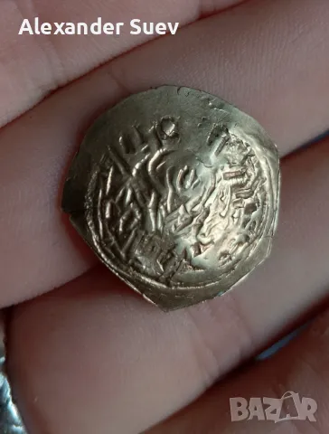 Златен византийски хиперперон, снимка 3 - Нумизматика и бонистика - 49228759