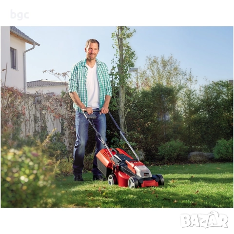 Акумулаторна Косачка за трева Einhell PXC GE-CM 18/30, 30 см работна ширина , снимка 2 - Градинска техника - 52153883