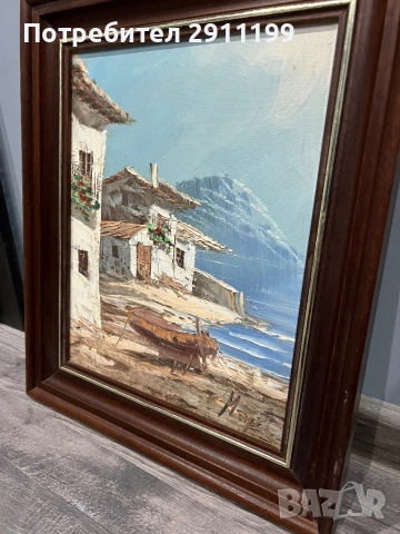 Маслена картина, комплект от 3 бр., снимка 3 - Картини - 53395236