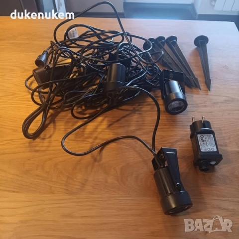 LED градински прожектори, 4x3W, 14M, топла светлина 3000K, снимка 7 - Лед осветление - 52127365