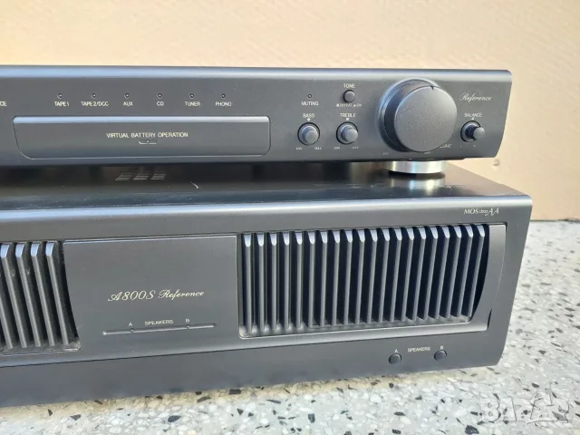 Усилвател Technics SE-A800S + предусилвател SU-C800U - Class AA, снимка 3 - Ресийвъри, усилватели, смесителни пултове - 55801709