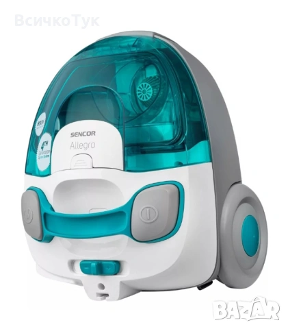 ✨Прахосмукачка без торба SENCOR SVC 511TQ-EUE2, 890W ECO, Зелен/Сив , снимка 2 - Прахосмукачки - 53512581