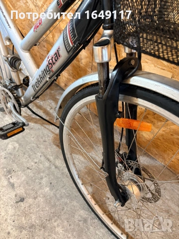 28цола Trekking Star алуминиев дамски градски велосипед колело[24ck-Shimano], снимка 3 - Велосипеди - 53766084