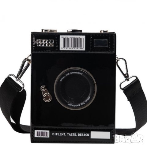 Малка чантичка Camera Black, снимка 1