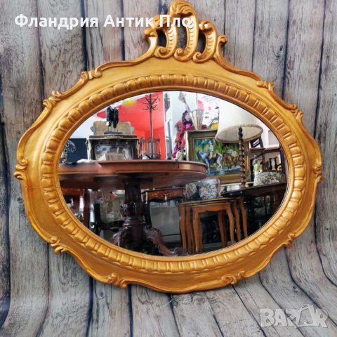 Овално огледало - Голд , снимка 6 - Огледала - 42458443