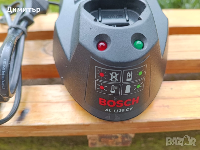 Bosch AL 1130 CV зарядно 10.8/12V, снимка 2 - Винтоверти - 49716923
