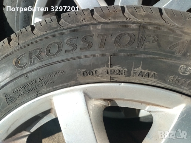 всесезони куми с джанти 215 55 17 от Мерцедес , снимка 7 - Гуми и джанти - 52500644